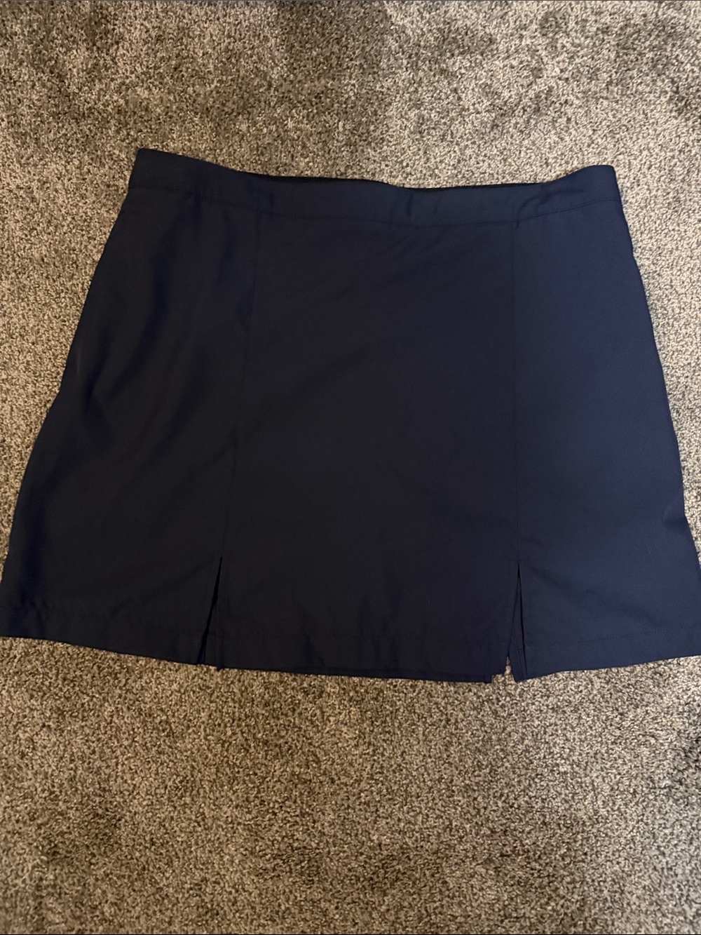 Sunice Black Skirt with Polka Dot Trim